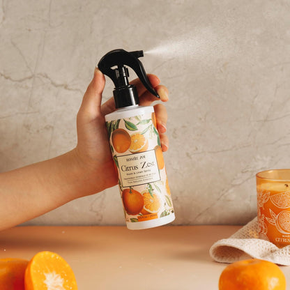 ROMIIE ZOI Room Spray Lemon, Air Freshener Spray Made with Natural Plant Extract, Scented Room Spray for Home Fragrance Fabric Spray Freshener 8.5 FL OZ