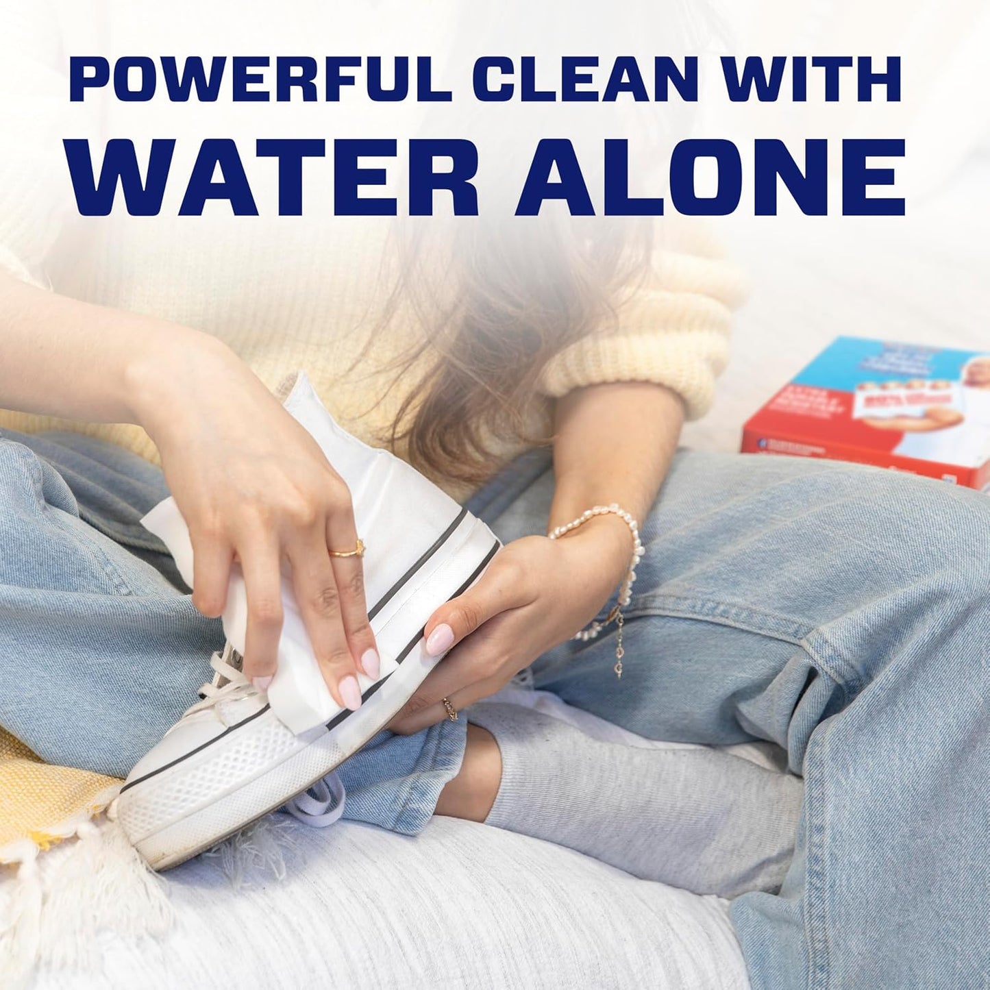 Mr. Clean Magic Eraser Sponge, All Purpose Cleaner, Cleaning Scrubber, Wall, Sneaker, Kitchen, Bathroom, Shower Cleaner, Cleaning Supplies, Melamine Sponge, Cleaning Pads, Extra Durable, 10ct