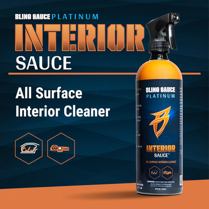 Bling Sauce Platinum Spots Sauce, Heavy-Duty Hard Water Spot Remover for Cars, Trucks, SUVs, 24oz.