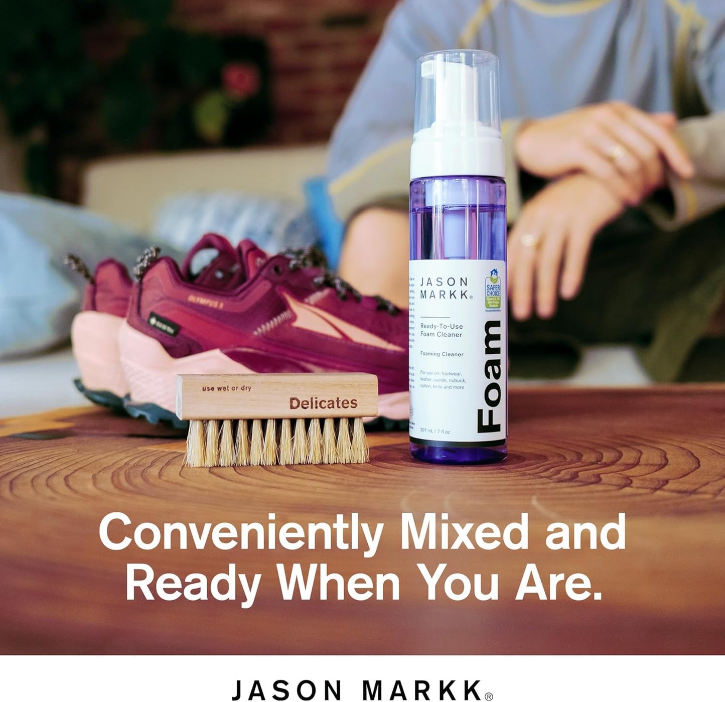 Jason Markk Shoe & Sneaker Care, Shoe Cleaner, Cleans & Conditions Footwear