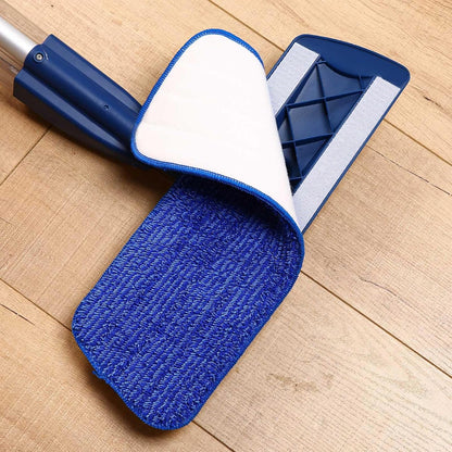 16.5 inch Mop Pads Refills, 3 Pack Microfiber Reusable Replacement Mop Pads Flat Replacements Heads for Wet Or Dry Floor Cleaning and Scrubbing, Grey Tassel Cloth