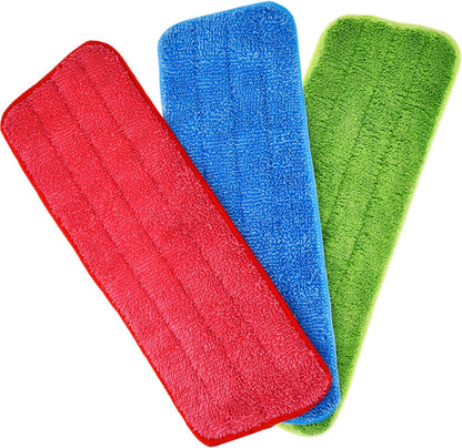 6 Pieces Microfiber Cleaning Pads Reveal Mop 16 to 18 inch Fit for Most Spray Mops and Reveal Mops Washable (16.5 x 5.5 inch)