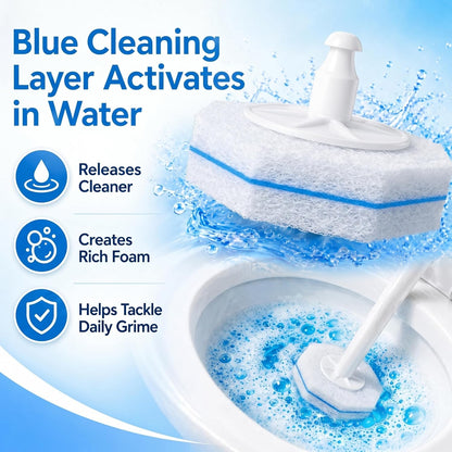 60 Count Toilet Wand Refills for Clorox Toilet Brush, Disposable Heads for Deep Cleaning, Instant Foam