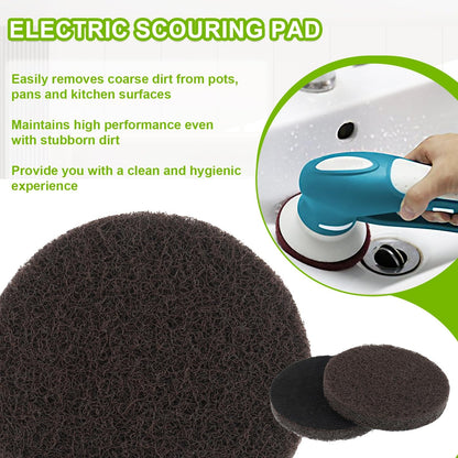16pcs Kitchen Pads Power Scrubber Pads Set Electric Scrubber Replacement Scouring Pads fit for Dremel Versa Scouring Pads,Green