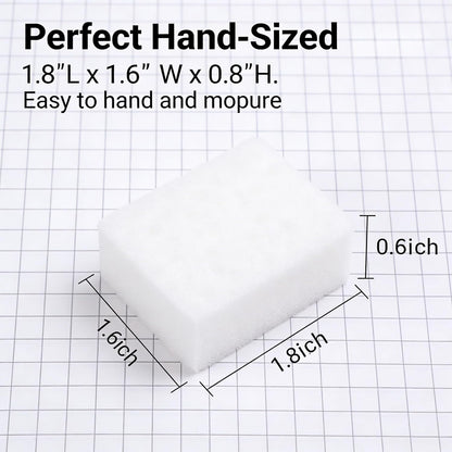 20 Pack Magic Cleaning Sponge Eraser Pads, Heavy Duty Melamine Foam for Kitchen Bathroom Walls, Multi-Purpose Scrub Sponge Remove Stains & Scuff Marks, No Chemical, Easy to Use & Reusable