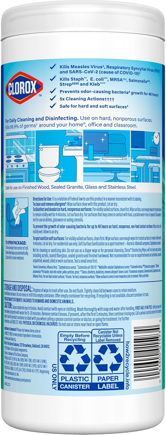 Clorox Disinfecting Cleaning Wipes Variety Pack, 35 Count Each (Package May Vary)