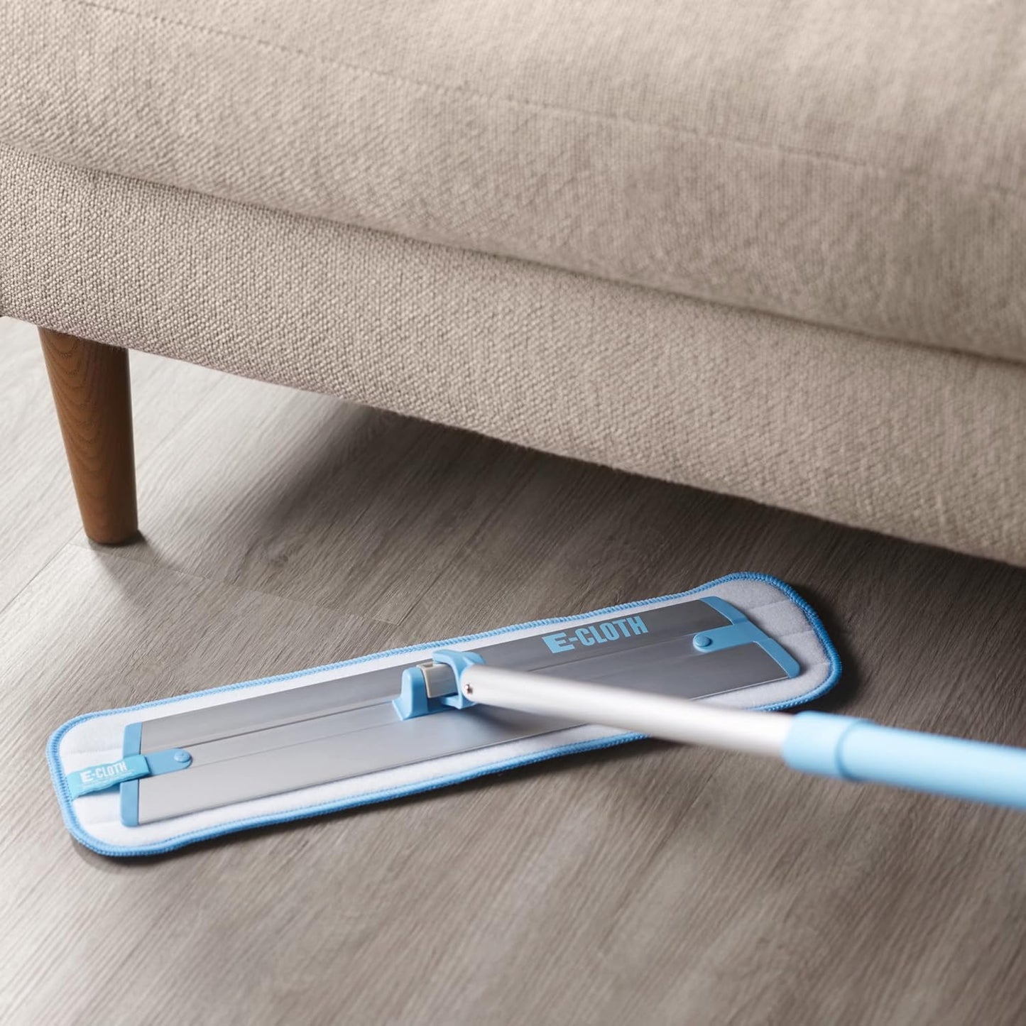 E-Cloth Deep Clean Mop Head, Microfiber Mop Head Replacement for Floor Cleaning, Great for Hardwood, Laminate, Tile and Stone Flooring, Washable and Reusable, 100 Wash Guarantee, 1 Pack