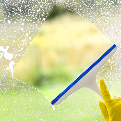 6 Pcs Shower Squeegee for Shower Glass Doors,Car Window Windshield Mirror Tile Cleaner Cleaning Wiper Squeegees Tool with Hook, Window Cleaning Shower Glass Squeegees