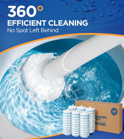 36 Count Toilet Wand Refills For Clorox Toilet Wand, 5X Cleaning Power Toilets Bowl Cleaners With Exclusive Formula, High-Density Disposable Toilets Brush Scrubber - No Falling Apart, Fresh Fragrance