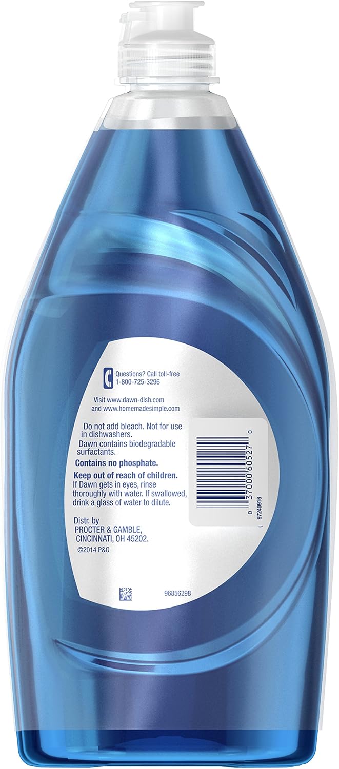 Dawn Dishwashing Liquid, Original Scent, 38 fl oz