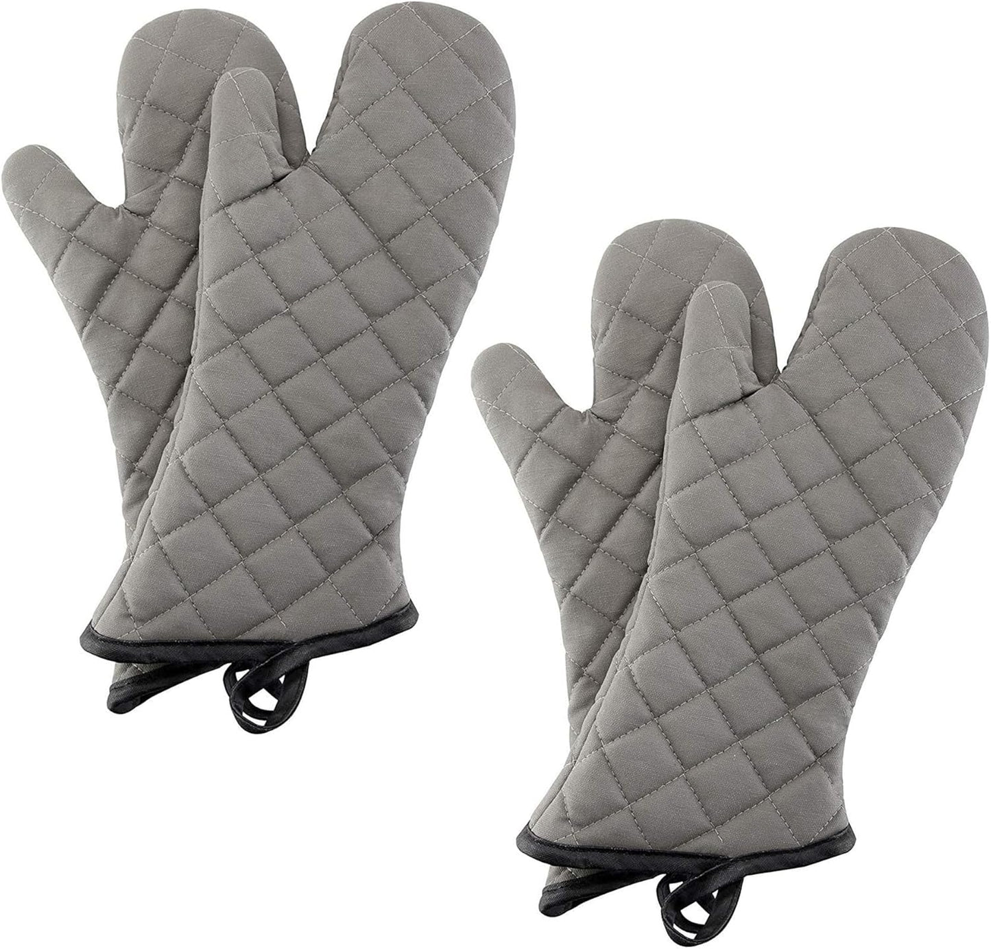 ARCLIBER Oven Mitts 1 Pair of Quilted Terry Cloth Cotton Lining,Extra Long Professional Classic Oven Mitt Heat Resistant Kitchen Oven Gloves,16 Inch