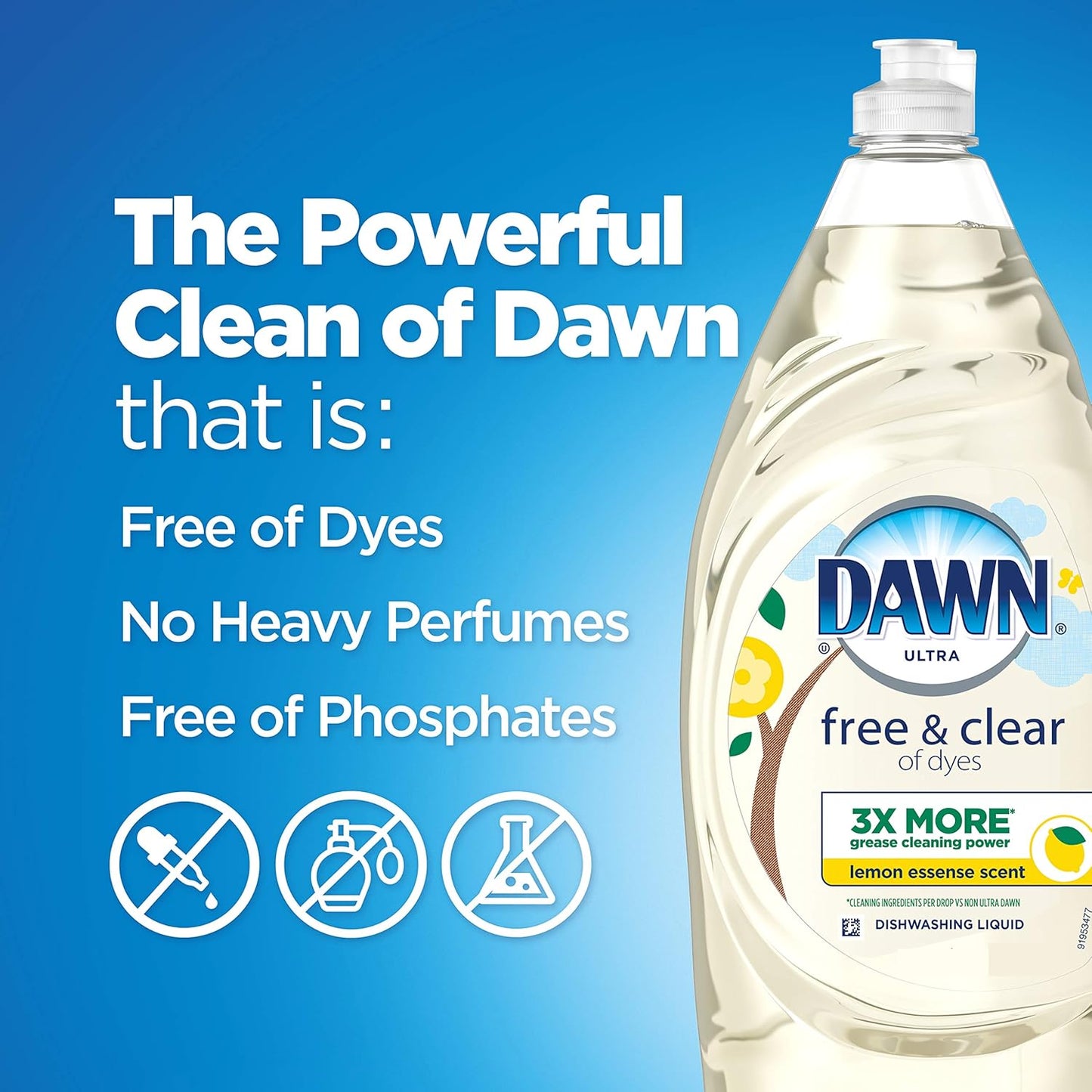 Value Pack of 3 Dawn Procter & Gamble 39713 Dish Soap, Ultra Original, 7.5-oz. Each