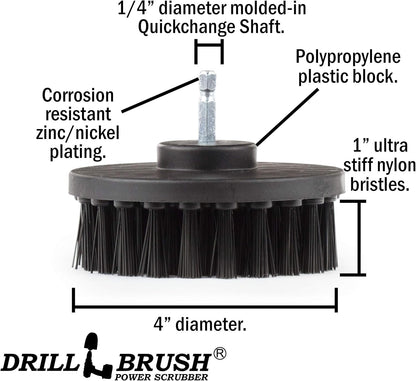 Kitchen Scrubbing Accessories - Stove Cleaning Brush - Cooktop Easy Cleaning Brushes - Griddle Scrubbing Tool - Oven Door Cleaning Brush - Skillet Brush - Kitchen Cleaning Supplies - Countertop Brush