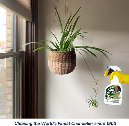 Sparkle Plenty Chandelier Cleaner Drip Dry Spray No Wipe - Dust Remover & Streak Free Glass Cleaner Spray for Chandeliers Crystals & Window Screen Surface - All Purpose Cleaning Supplies (32 oz)