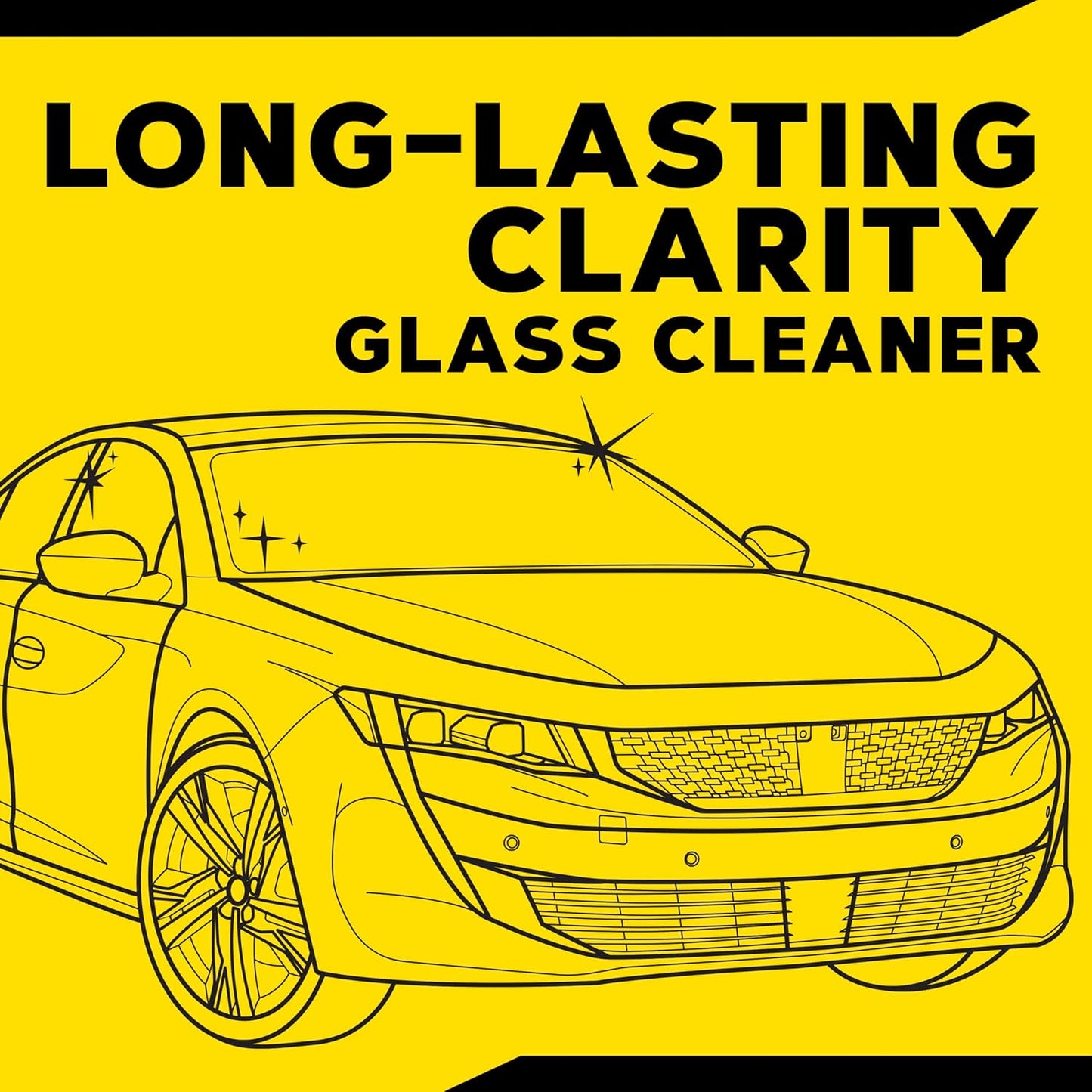 Meguiar's Ultimate Glass Cleaner & Water Repellent - Premium Glass and Window Cleaner for Quick Cleaning with Hydrophobic Technology that Acts as a Rain Repellent Improving Visibility in Rain - 16oz