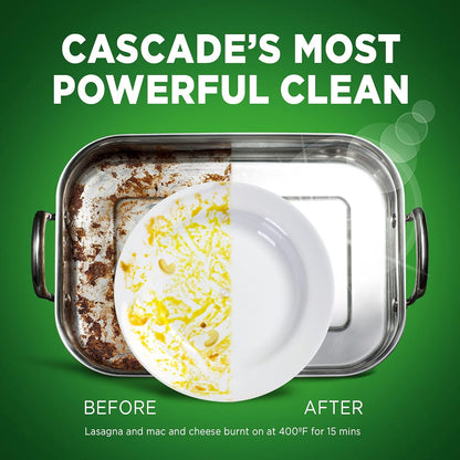 Cascade Platinum Plus ActionPacs Dishwasher Detergent Pods, Dishwasher Soap, Mountain, 52 Count