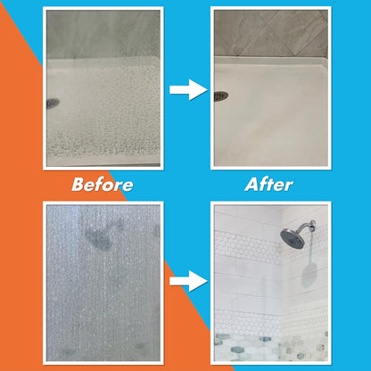 ShineSafe Hard Water Stain Remover – Professional-Grade Calcium Lime Rust Cleaner for Glass, Shower, Tub, Sink – Bleach-Free – 32 Fl Oz