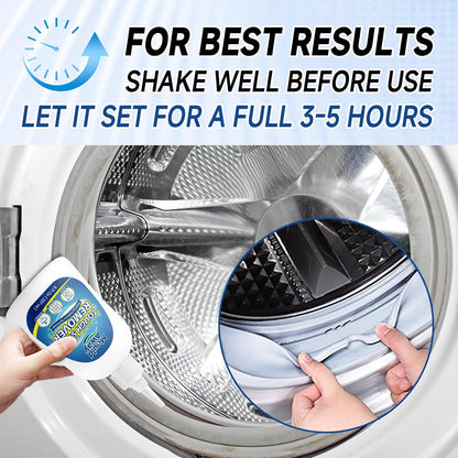 Tough Stain Remover Gel - Washing Machine Cleaner for Front Load Washer Seals, Bathroom Showers & Tile Grouts, Thick No-Drip Formula, Non-Toxic, 8 fl oz (Pack of 1)