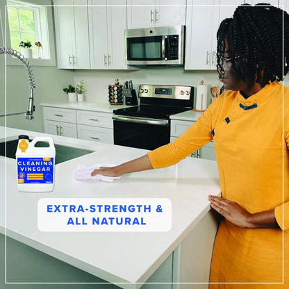 Tillbrook Cleaning Vinegar - Extra Strength 6% Acidity Vinegar for Cleaning Purpose - 32 oz Fresh Lemon Concentrated Cleaning Vinegar for Home, Kitchen, Floors & More - Safe, All-Natural & Non-Toxic