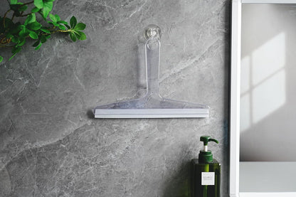 New Talent 2 PCS Shower Squeegee White, for Shower Glass, Shower Doors, Bathroom, Window and Car Glass(1 Large and 1 Small)