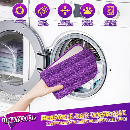 Disposable Mop Pads Refills for Swiffer WetJet Spray Mop - Wet Jet Refill Pads for All Purpose Multi Surface Hardwood Floor Cleaning - Thickened and Super Absorbent - 30 Count