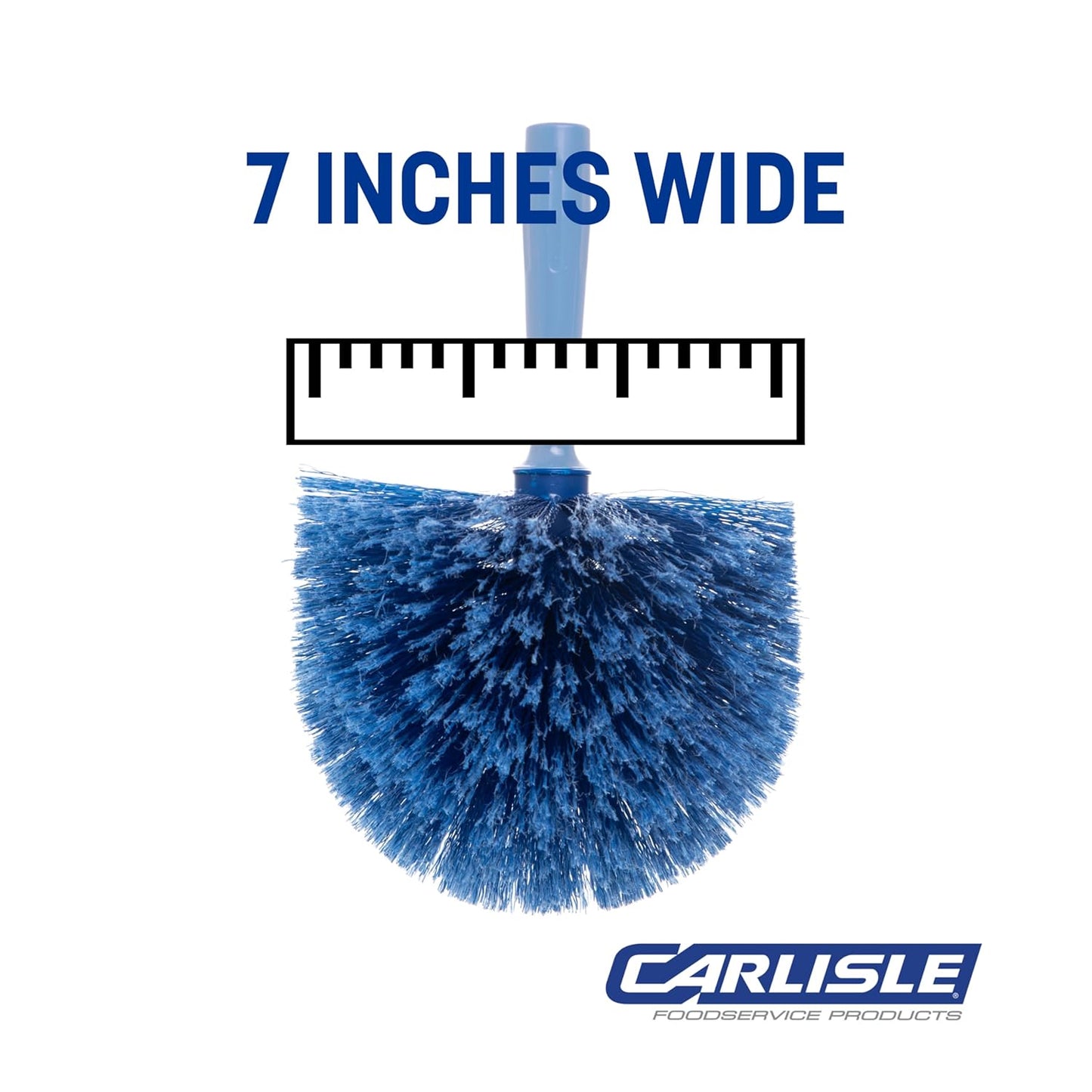 SPARTA Flo-Pac Rounded Duster Cleaning Duster with Electrostatically Charged Bristles for Cleaning, 9 X 7 X 7 Inches, Blue
