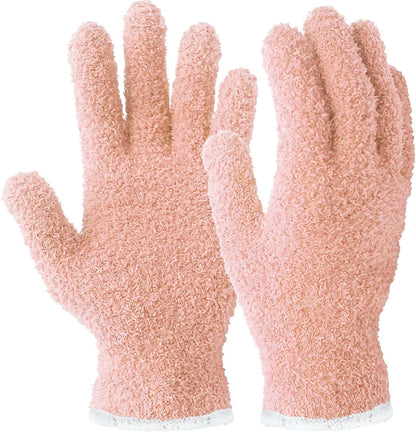 Evridwear Microfiber Plant Dusting Gloves Reusable Leaf Cleaning Glove for Houseplants,Blinds,Furniture and Small Objects