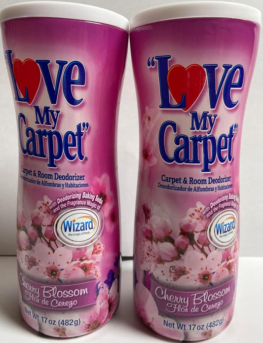 Love My Carpet 2-in-1 Carpet & Room Deodorizer (2-Pack) (cherry blossom, 2)