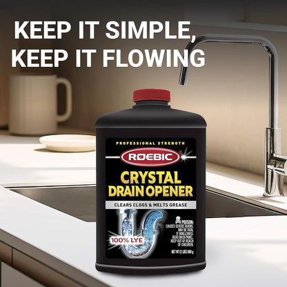 Roebic HD-CRY-DO-6 2-Pound Heavy Duty Crystal Drain Opener