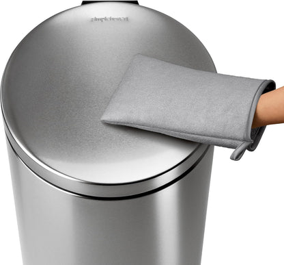simplehuman Microfiber Cleaning Mitt for Stainless Steel 6" x 9-3/4"
