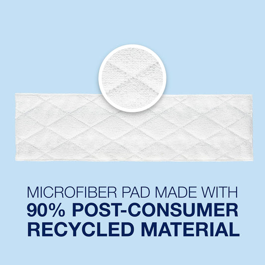 Bona Multi-Surface Floor Cleaning Pads - 18 Refills - Heavy-Duty, Disposable, Microfiber Pads for Easy Floor Cleaning