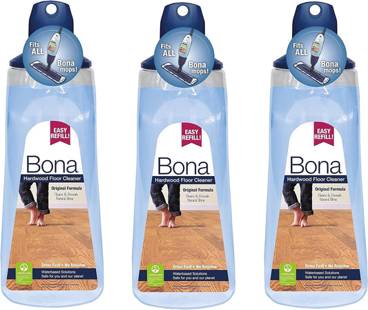 Bona® Hardwood Floor Cleaner Refill, 128 Fl Oz (Pack of 2)