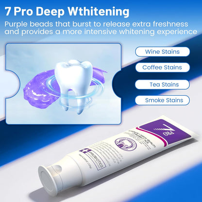 7.5% Nano Hydroxyapatite Toothpaste, SP-6 Probiotic Toothpaste, Helps Remineralize, Strengthens Enamel, Dentist-Formulated Whitening Toothpaste for Sensitive Teeth, Fluoride-Free, 4.23 oz 2Pack