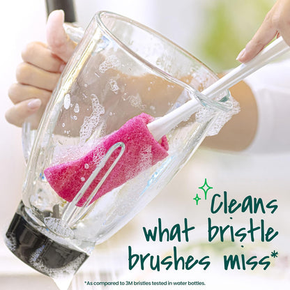 Scotch-Brite Water Bottle Scrubber, Safe On Glass, Plastic and Stainless Steel