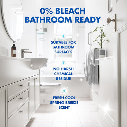 Lysol Power Foaming Bathroom Cleaner, Multipurpose Cleaner for Showers, Bathtubs, Sinks, Disinfectant Spray Kills 99.9% of Germs, Zero Bleach Cleaning Spray, 32 Oz.