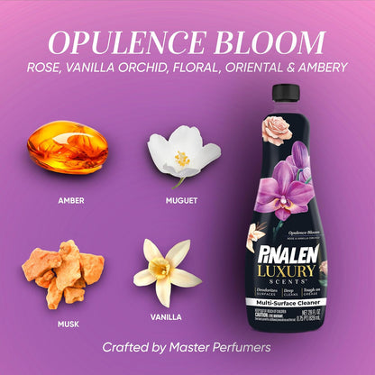 PINALEN Luxury Scent Multipurpose Cleaning Spray - Opulence Bloom - 22 fl oz - All Purpose Cleaner for Kitchen, Bathroom & Surfaces