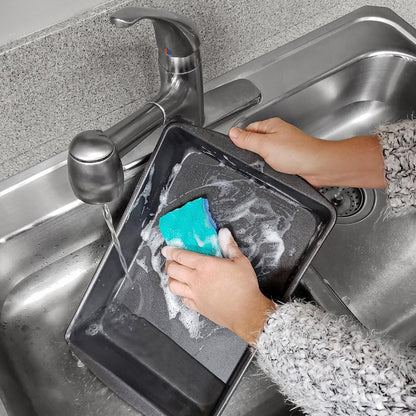 O-Cedar Scrunge Non-Scratch Scrub Sponge (Pack of 6) Multi-Use, All-Purpose, Odor-Resistant, Scrubbing Sponge Safely Cleans All Hard Surfaces in Kitchen and Bathroom