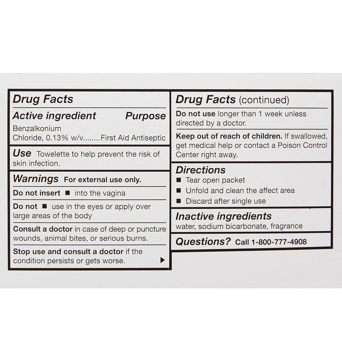 McKesson Obstetrical Antiseptic Towelettes Wipes, Sterile, Individual Packet, Clean Scent, 100 Count, 1 Pack