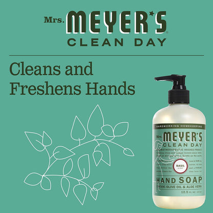 Mrs. MEYER'S Kitchen Set, Dish Soap, Hand Soap, and Multi-Surface Cleaner, 3 CT (Snowdrop)