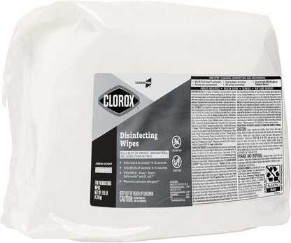 CloroxPro Clorox Disinfecting Wipes, Fresh Scent, 700 Count (Pack of 2)