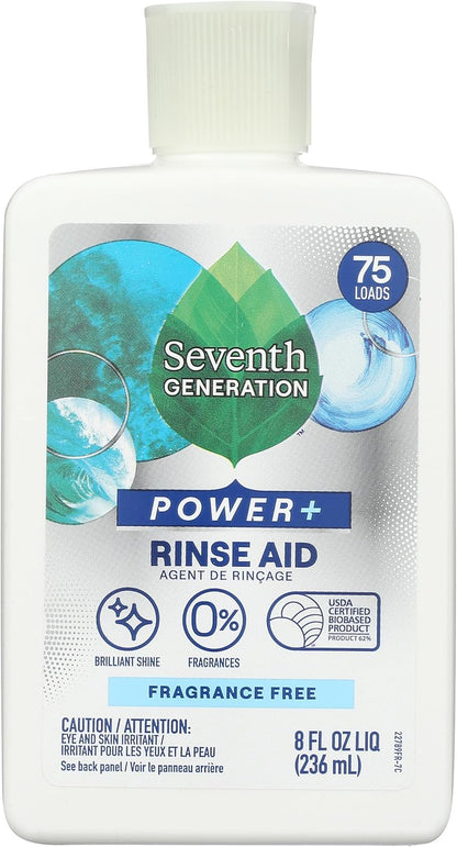 Seventh Generation Dishwasher Rinse Aid - 8 oz - 2 pk
