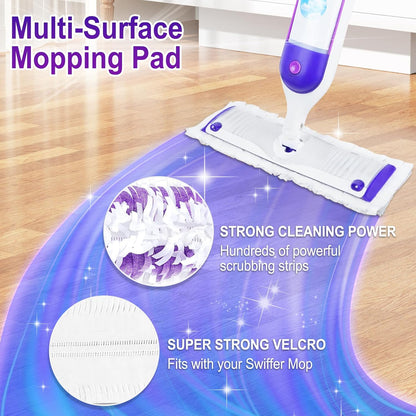 20 Pack Disposable Power Mop Pads for Swiffer Power Mop Pads,Compatible with Swiffer Power Mop Refills,Thickened Multi-Surface Replacement for Swiffer Wet Pads Refill on All Finished Floors