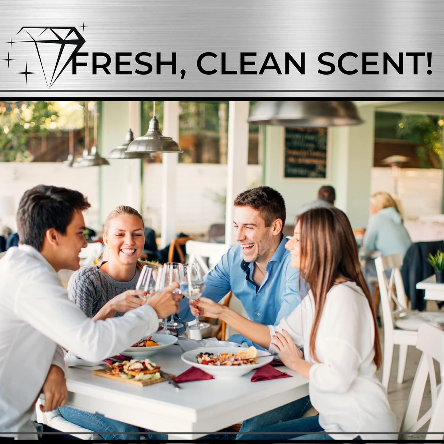 Restaurant Bio-Deodorizing Floor Cleaner - Heavy Duty Commercial Concentrated Enzyme Degreaser and Odor Eliminator for Mopping Tile, Laminate, Hardwood & More