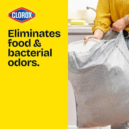 Glad Tall Kitchen Trash Bags 13 Gallon, MaxStrength Beachside Breeze Garbage Bags, Odorshield with Drawstring, 34 Count