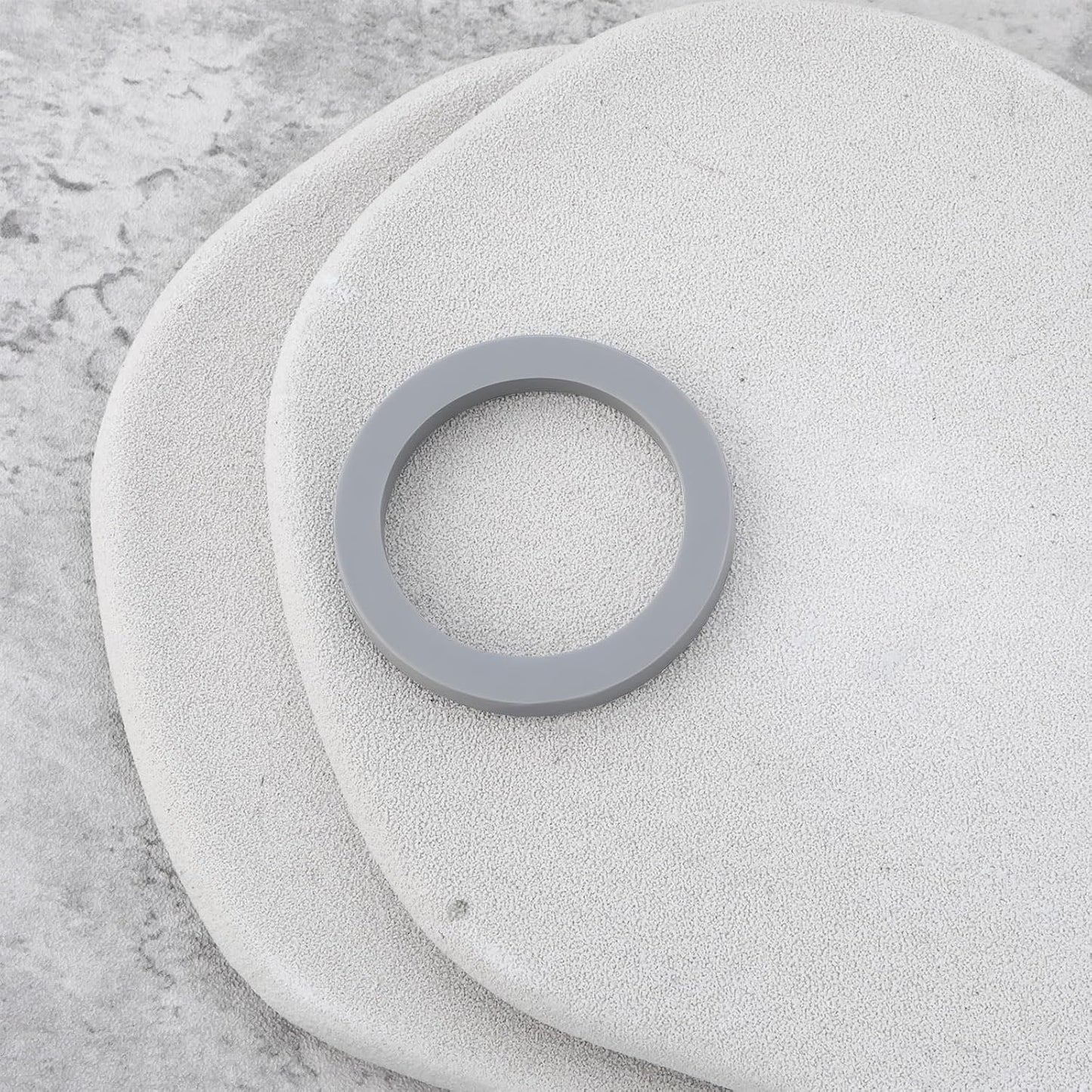 OTOTEC 2Pcs Dishwasher Rinse Aid Rubber Gasket 41x31x4 mm 00166625 Compatible with Bosch Compatible with Siemens