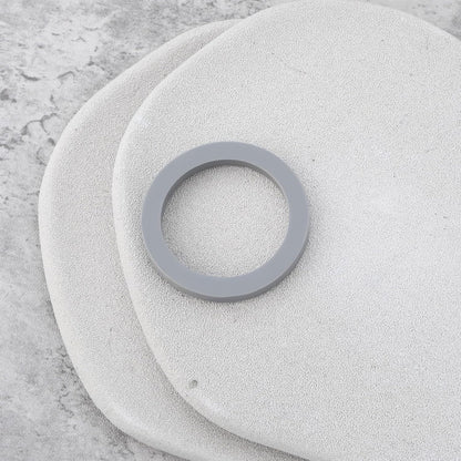 OTOTEC 2Pcs Dishwasher Rinse Aid Rubber Gasket 41x31x4 mm 00166625 Compatible with Bosch Compatible with Siemens