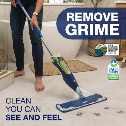 Bona Multi-Surface Floor Premium Spray Mop - Includes Multi-Surface Floor Cleaner Concentrate and Machine Washable Microfiber Cleaning Pad - For Stone, Tile, Laminate and Vinyl LVT/LVP Floors