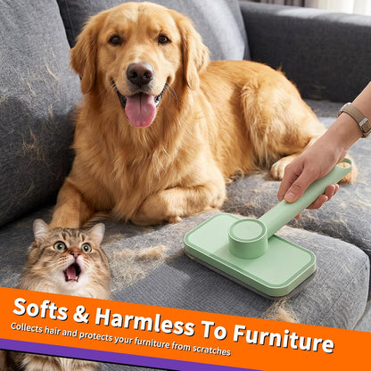 Rundik Pet Hair Remover – Reusable Lint Remover for Dog and Cat Hair Electrostatic Lint Brush Magic Pet Hair Removal Tool for Clothes, Couch, Carpet, Car, Rugs, Bedding, Fabric Furniture