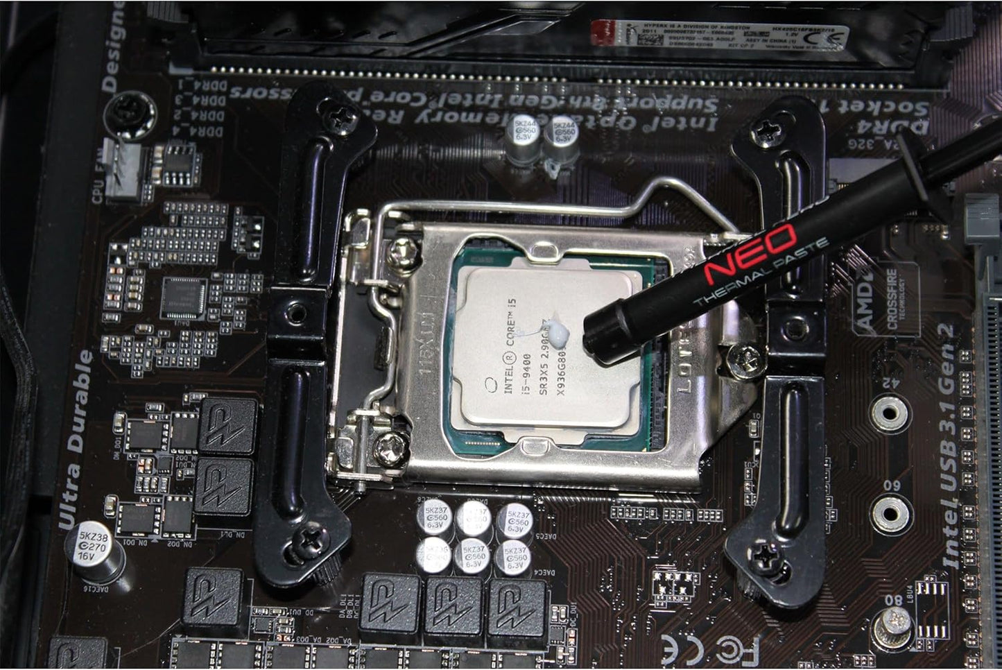 NEO (1g) Thermal Paste for Basic Applications: Suitable for All CPUs (AMD & Intel) GPUs Xbox PS4 PS5 Includes Cleaning Cloth and Spatula