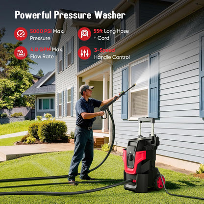 Pre*ssure Cleaner Po*wer Cleaner,Red